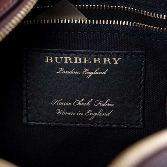 NWT BURBERRY HOUSE CHECK DERBY ALCHESTER BOWLING TOTE BAG SATCHEL - Picture 7 of 11